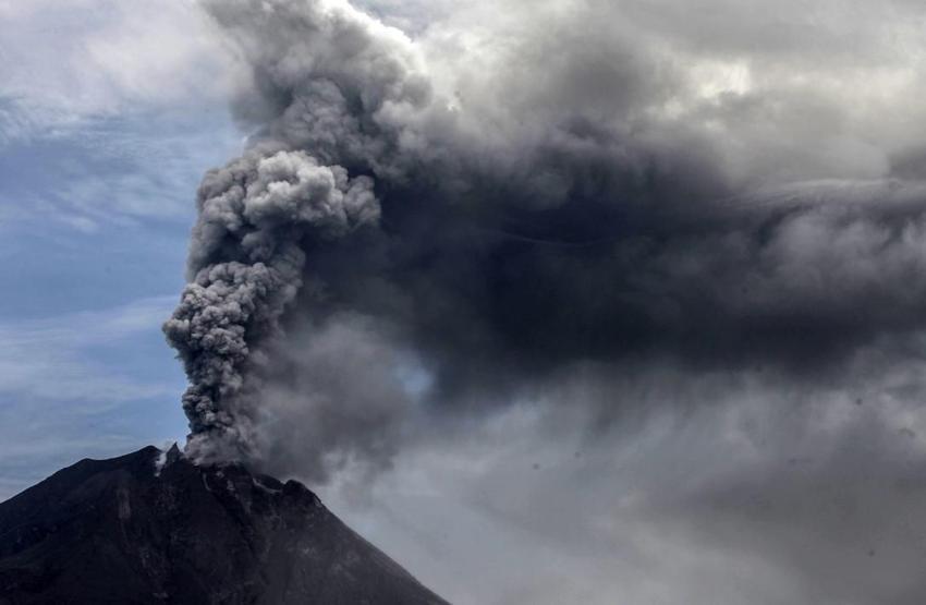 Sinabung Yanardağında hareketlilik