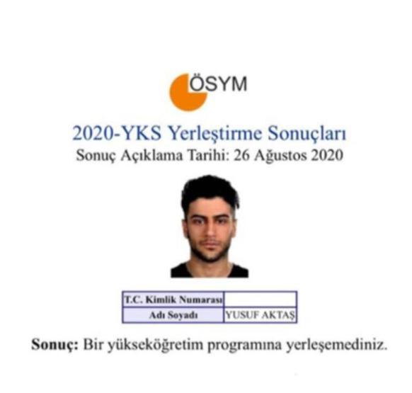 Reynmen, YKS sonucunu paylaştı