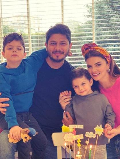 Pelin Karahandan eşi Bedri Güntaya romantik kutlama