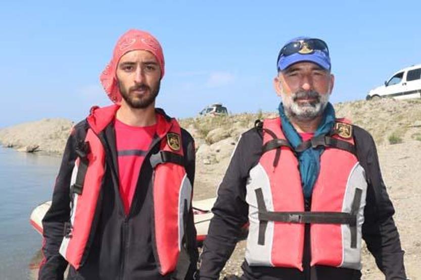Botla yolculuğa çıkan baba-oğul Samsuna ulaştı