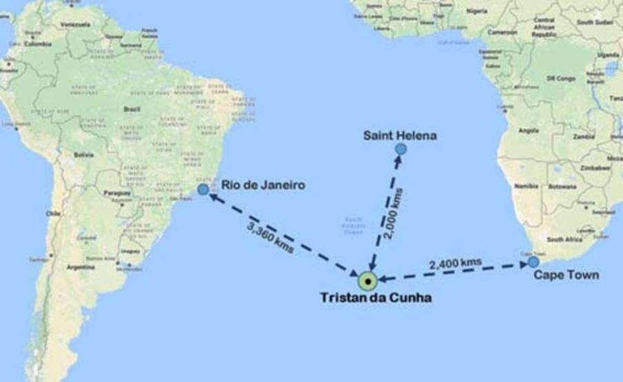 Dünyanın en uzak yeri Tristan da Cunha