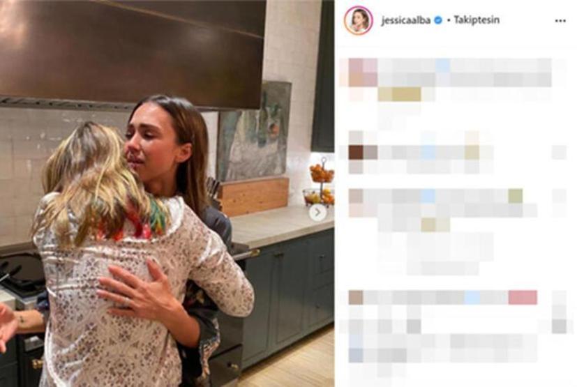 Jessica Alba kızının kendi boyunu geçtiğini görünce ağladı