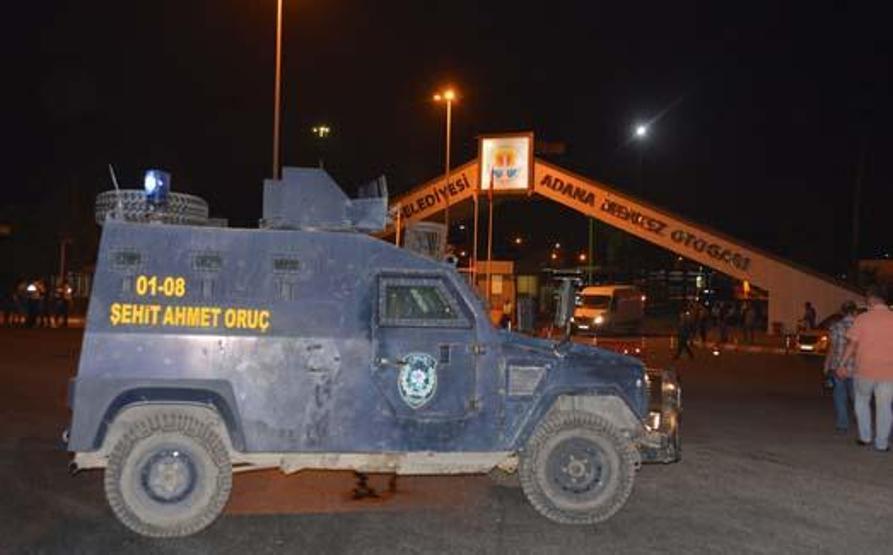 Adana Otogarında kısa süreli bomba paniği