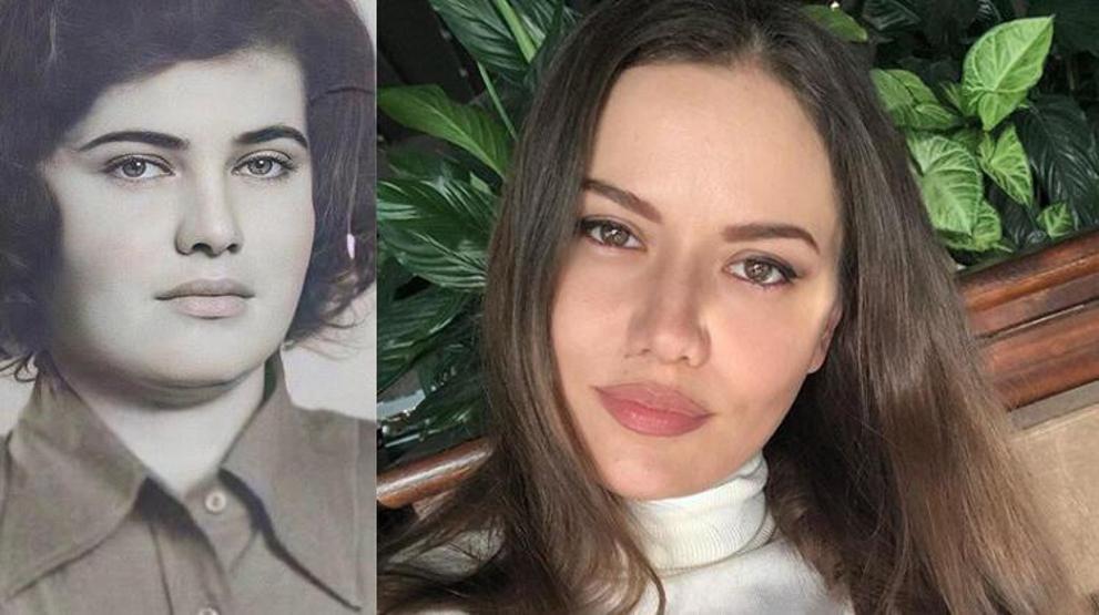 Fahriye Evcenin annesine olan benzerliği dikkat çekti
