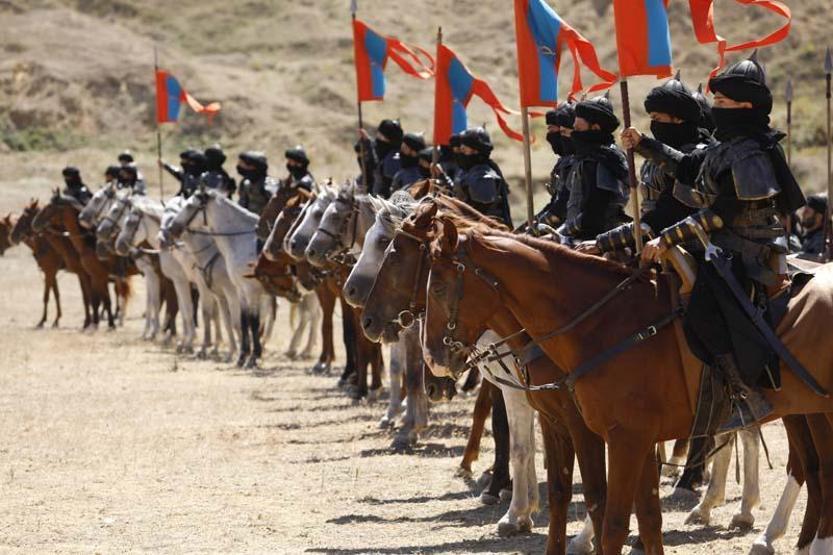 Türk televizyon tarihinin en uzun savaş sahnesi Uyanış: Büyük Selçuklu için çekildi