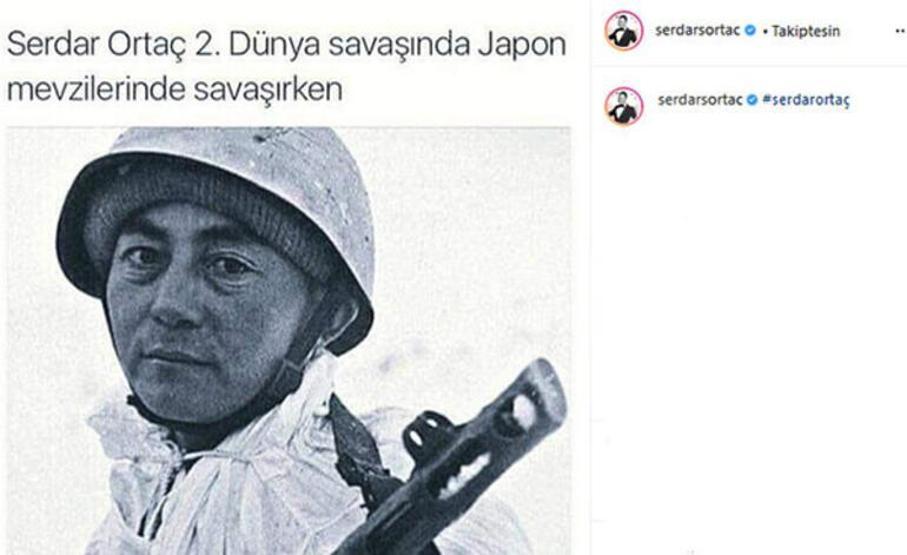 Serdar Ortaçtan esprili paylaşım