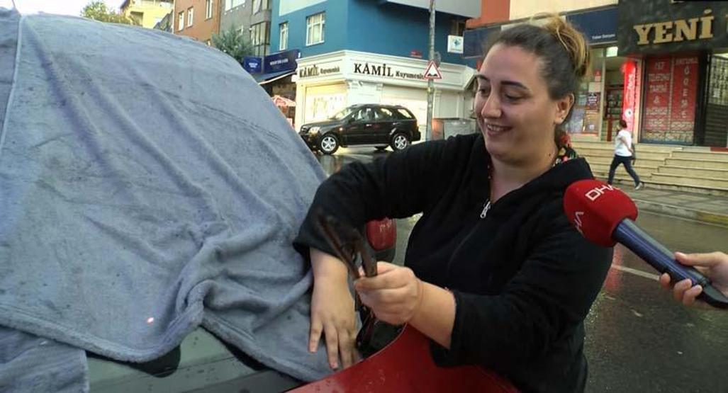 Son dakika... İstanbulda vatandaşların dolu önlemi