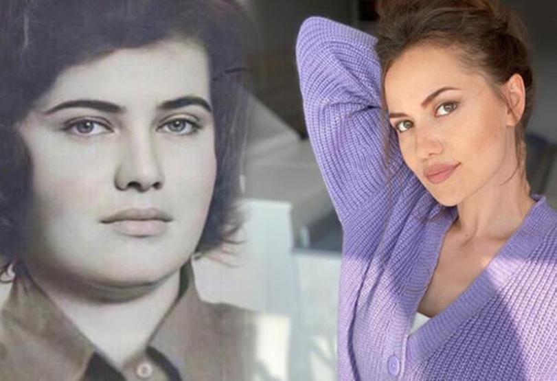 Fahriye Evcen ile yeğeni Rüyanın şaşırtan benzerliği