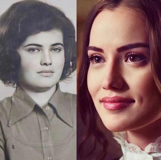 Fahriye Evcen ile yeğeni Rüyanın şaşırtan benzerliği