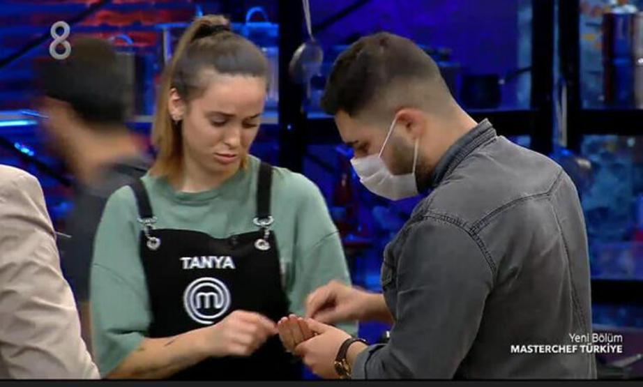 MasterChef Türkiyede Tanya Kilitkayalı rahatsızlandı