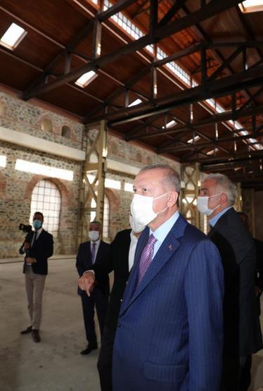 Son dakika.. Cumhurbaşkanı Erdoğan Tersane İstanbulu ziyaret etti