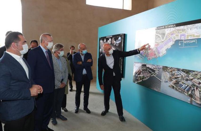 Son dakika.. Cumhurbaşkanı Erdoğan Tersane İstanbulu ziyaret etti