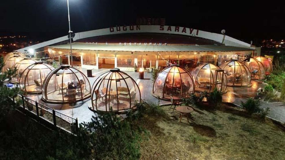 Sosyal mesafeli fanus kafe Pandemi döneminde talep arttı