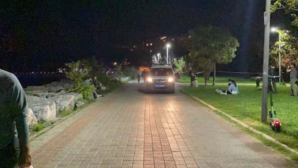 Moda Sahilindeki kalabalık böyle görüntülendi
