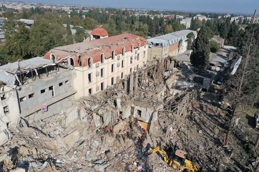 Son dakika... Ermenistanın Gencedeki sivilleri orta menzili balistik füze Elbrus ile vurduğu belirlendi