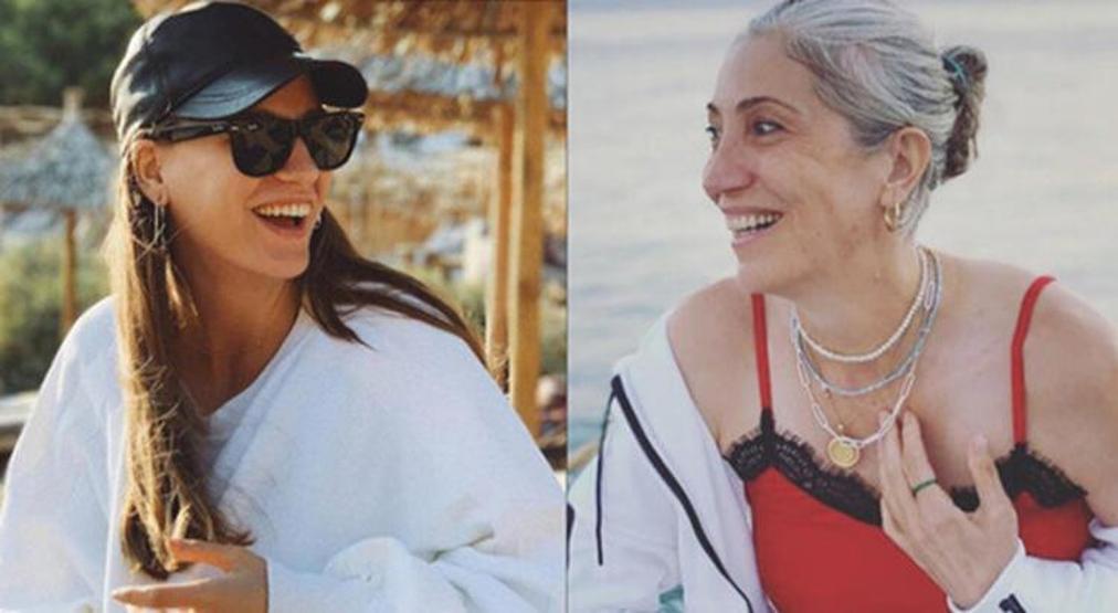 Ümran Seyhan ile Serenay Sarıkayadan anne-kız pozu