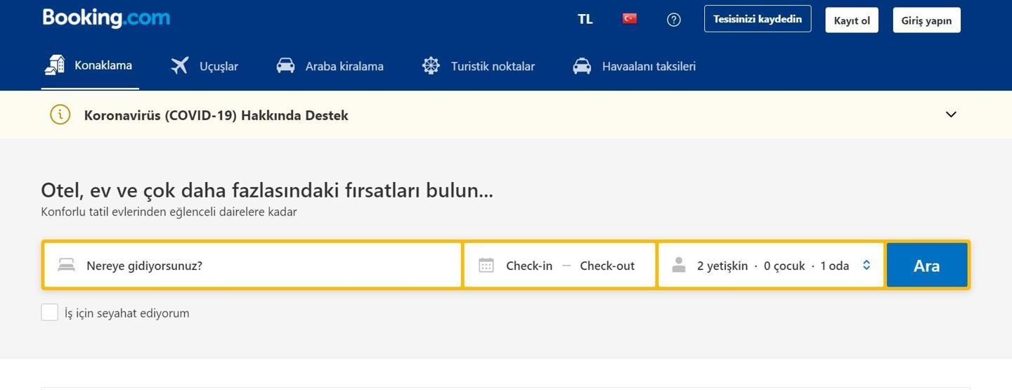 2017de kapatılmıştı: Dünya devi Booking, Türkiyeye geri dönüyor