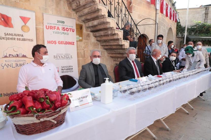 Şanlıurfada acı biber yarışması