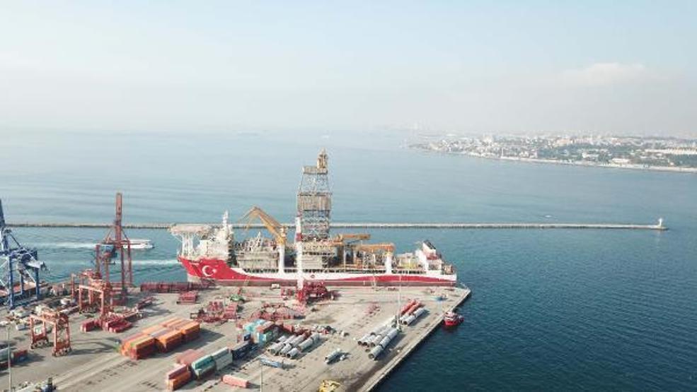 Kanuni Sondaj Gemisi ilk sondaj çalışması için hazırlanıyor