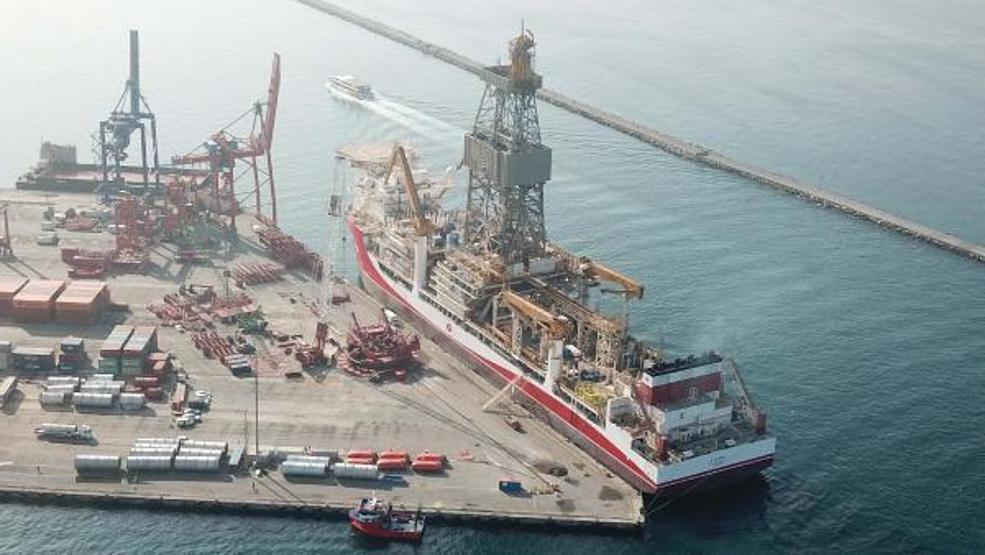 Kanuni Sondaj Gemisi ilk sondaj çalışması için hazırlanıyor