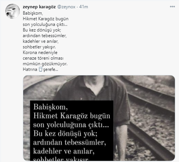 Usta oyuncu Hikmet Karagöz hayatını kaybetti