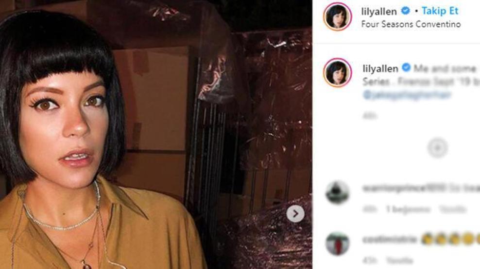 Lily Allen gelinliğinin hikayesini anlattı