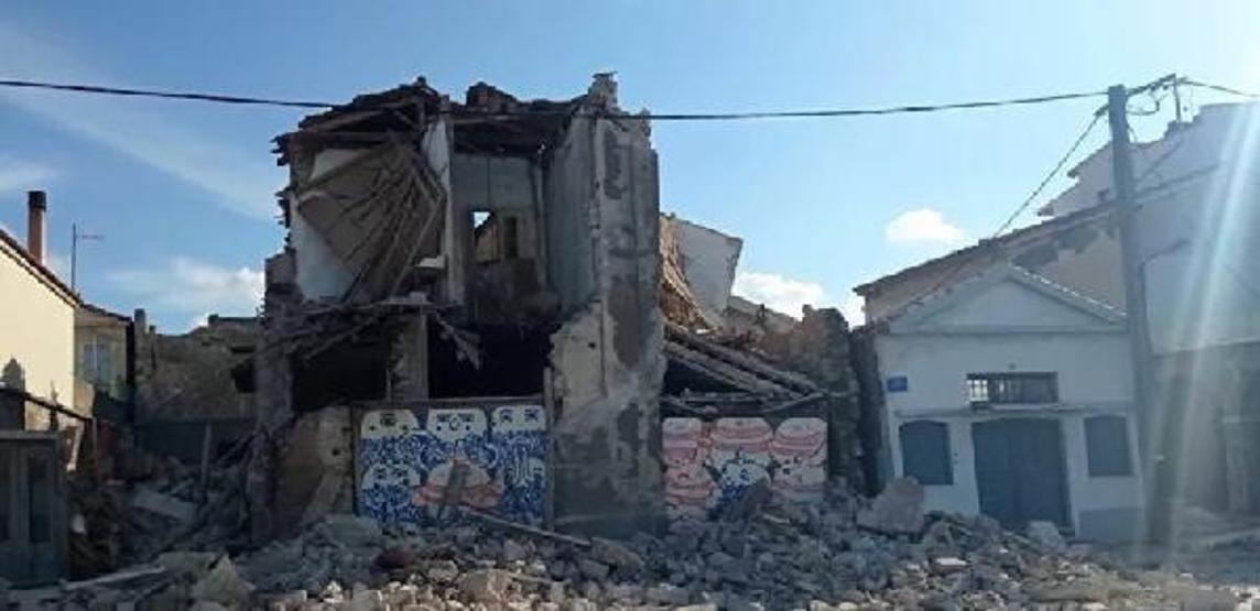 Depremin merkez üssü Yunan adasından ilk görüntüler