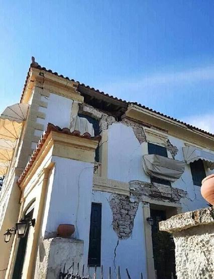 Depremin merkez üssü Yunan adasından ilk görüntüler