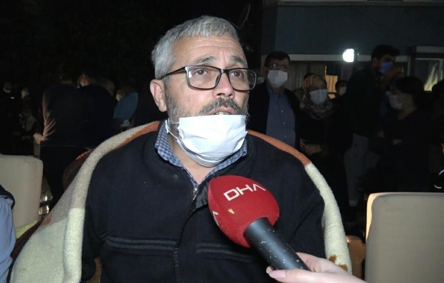 İki gündür enkazın başında yeğenini bekliyor