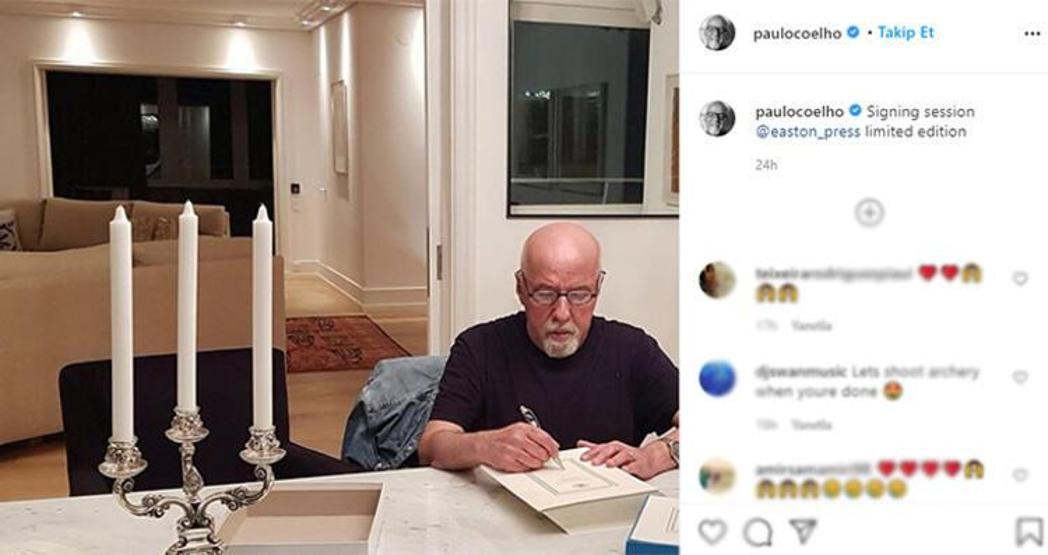 Paulo Coelho’dan İzmir depremine bağış