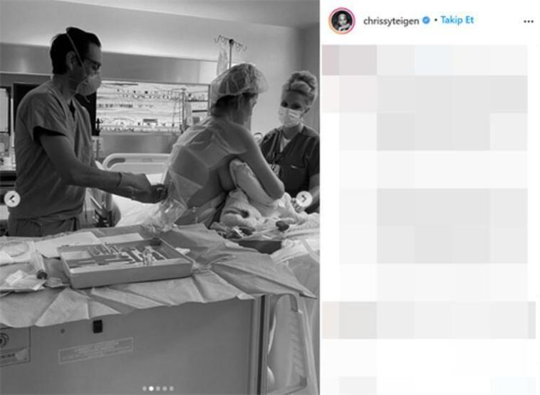 Chrissy Teigen kaybettiği bebeğinin adını dövme yaptırdı