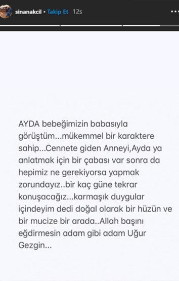 Sinan Akçıl: Aydanın eğitim hayatında yanındayım