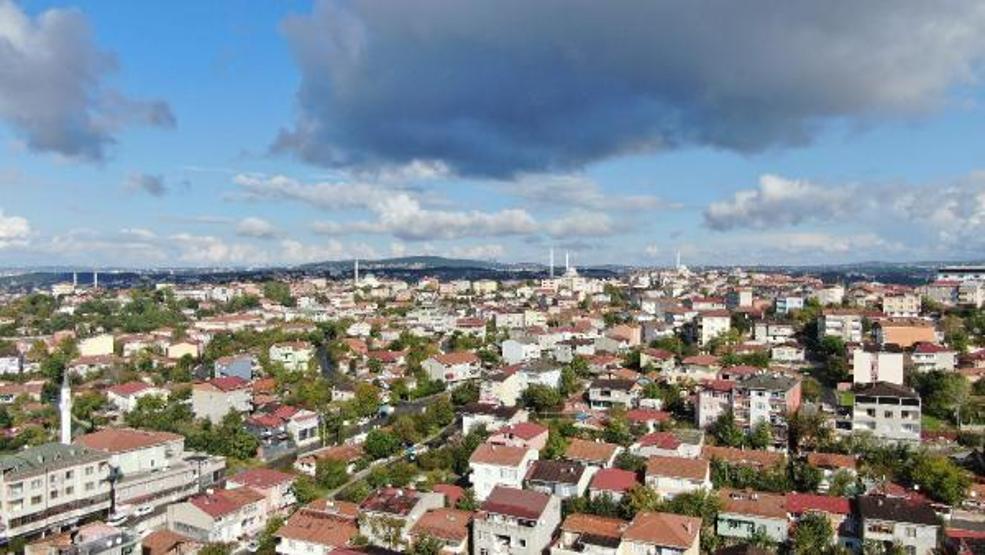 Ümraniyede riskli ilan edilen mahalle görüntülendi