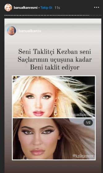 Banu Alkandan Kylie Jenner’a: Taklitçi Kezban