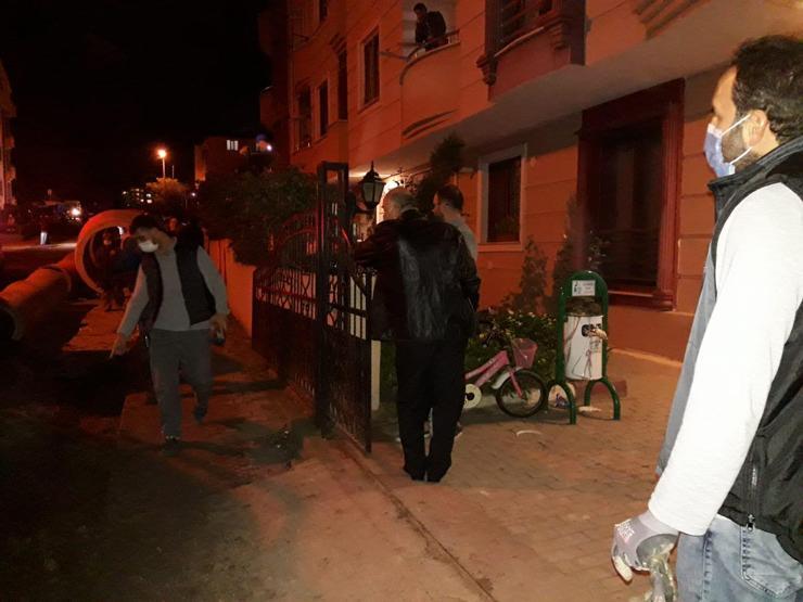 Doğal gaz sızıntısı oldu, site boşaltıldı