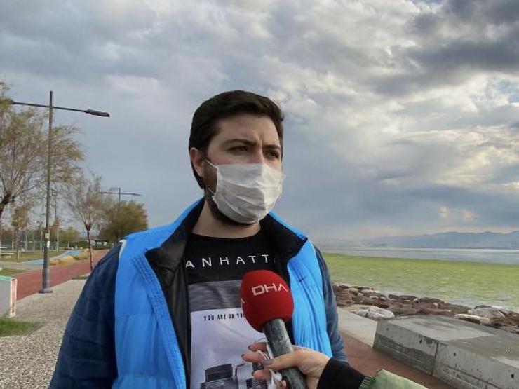 Denizin rengi yeşile döndü