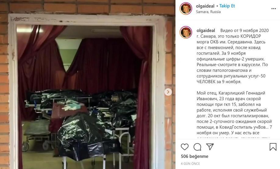 Rus modelin koronavirüs paylaşımı olay oldu: Babasının cenazesini böyle aldı