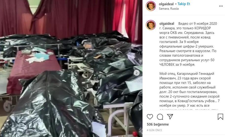 Rus modelin koronavirüs paylaşımı olay oldu: Babasının cenazesini böyle aldı