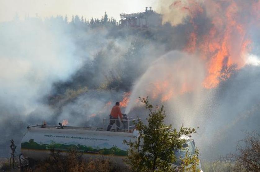 Makilik alanda yangın; 5 dekar alan kül oldu