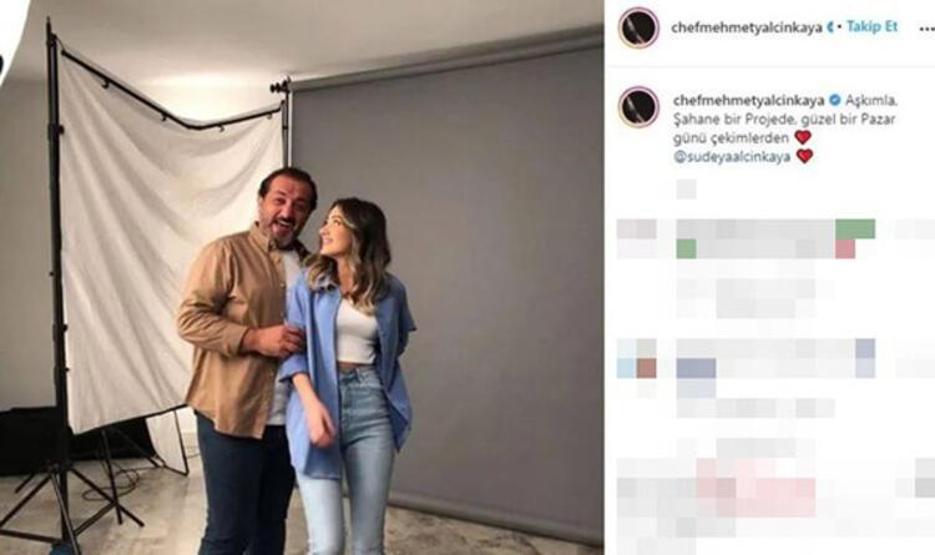 Mehmet Yalçınkaya kızı Sude ile aynı projede