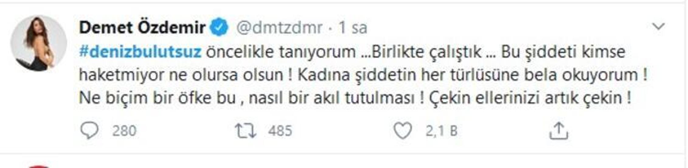 Demet Özdemirin Deniz Bulutsuz sevgisi