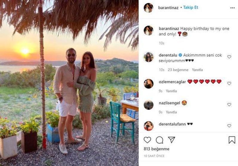Deren Talu doğum gününde aşka geldi Aşkım...