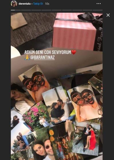Deren Talu doğum gününde aşka geldi Aşkım...