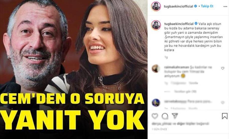 Tuğba Ekinciden Cem Yılmaz tepkisi
