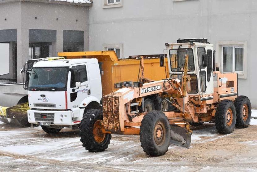 Antalyada kar yağışı etkili oldu