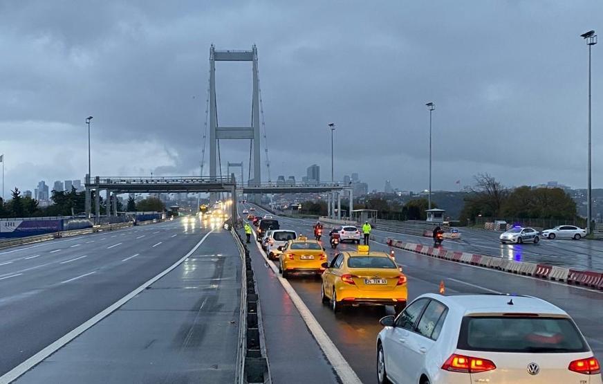 15 Temmuz Şehitler Köprüsünde denetim