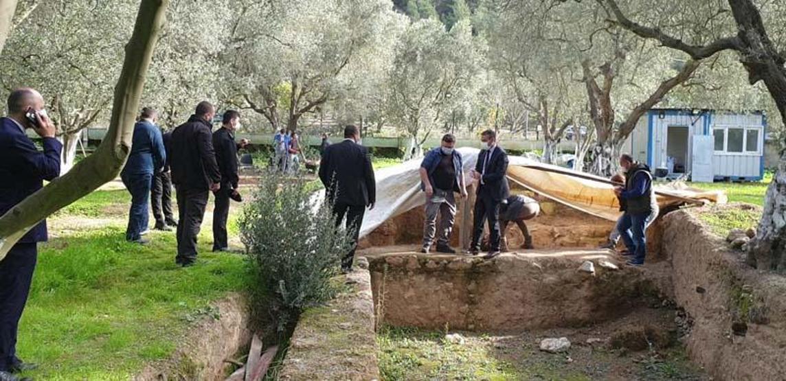 Bursada 1500 yıllık kitabe bulundu