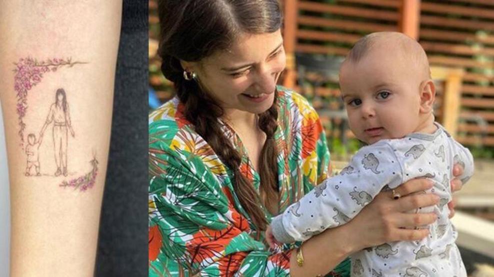 Hazal Kayadan anlamlı dövme