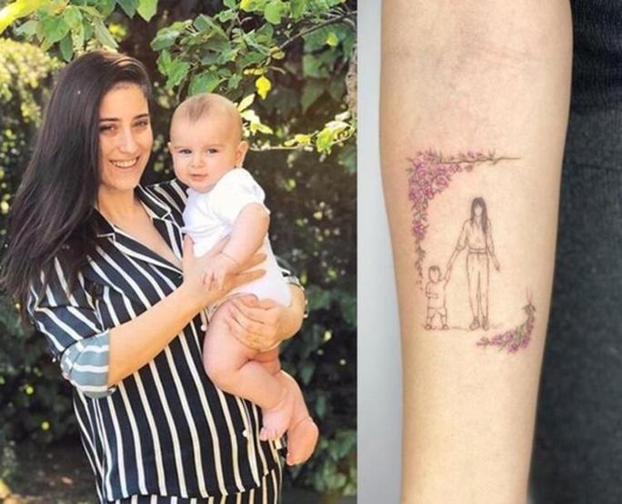 Hazal Kayadan anlamlı dövme