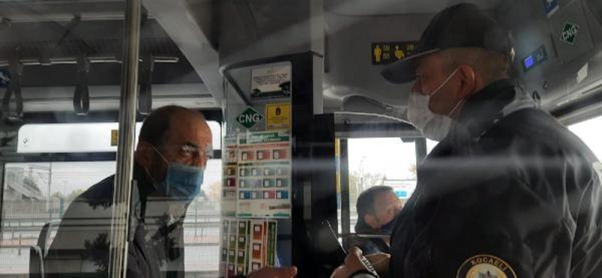 HES kodu olmadan otobüse binmek isteyince polis çağırıldı